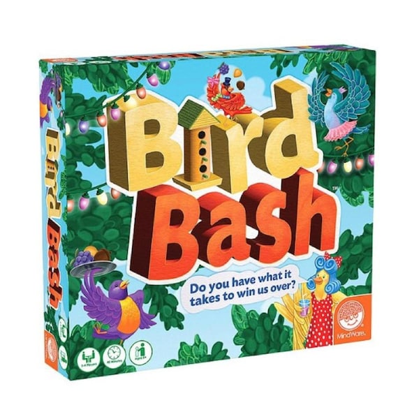 MindWare Bird Bash Kids/Children Interactive Play Strategy Fun Board Game 8y+