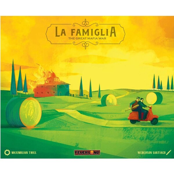 Capstone Games La Famiglia The Great Mafia War Strategy Tabletop Board Game 16y+