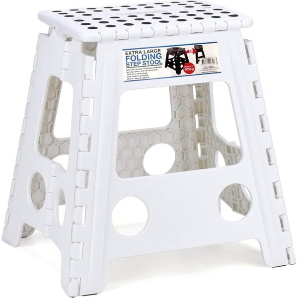 Living Today XL Folding Stool Home/Kitchen Folding Chair 39cm Assorted