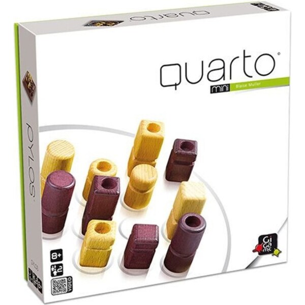 Gigamic Quarto Mini Kids/Family Interactive Tabletop Strategy Board Game 6y+