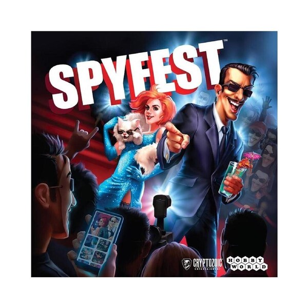 Cryptozoic Spyfest Kids/Children Interactive Strategy Tabletop Board Game 12y+
