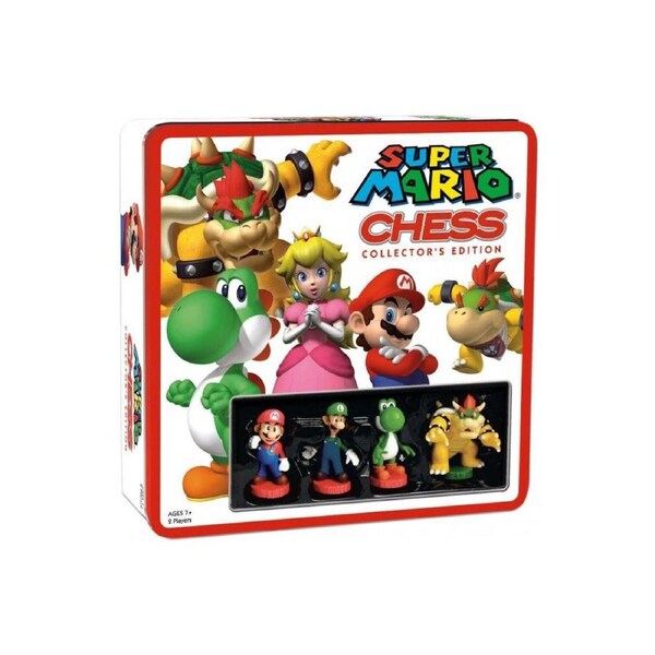 The Op Super Mario Chess Collectors Edition Miniature Figure Board Game Toy