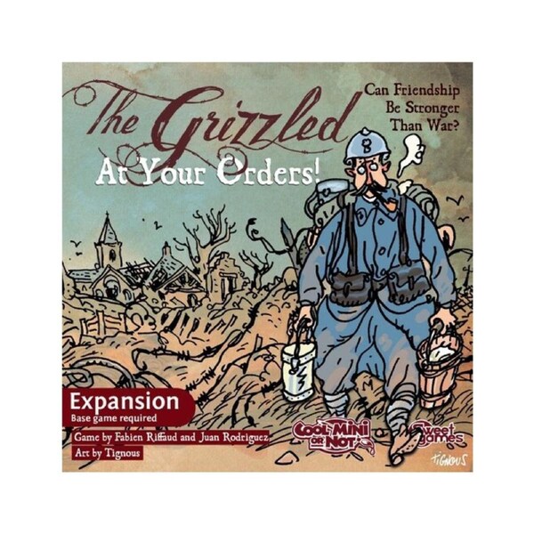 CMON The Grizzled at Your Orders Expansion Tabletop Strategy Card Game 14y+