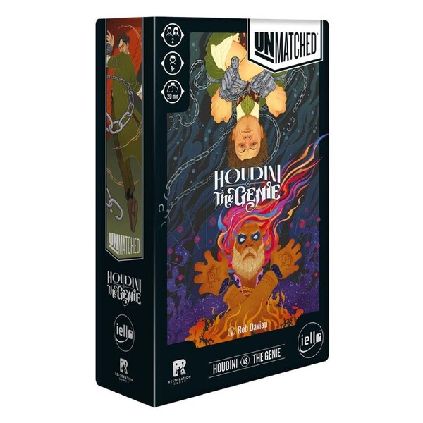 IELLO Unmatched Houdini vs The Genie Kids/Children Tabletop Board Game 14y+