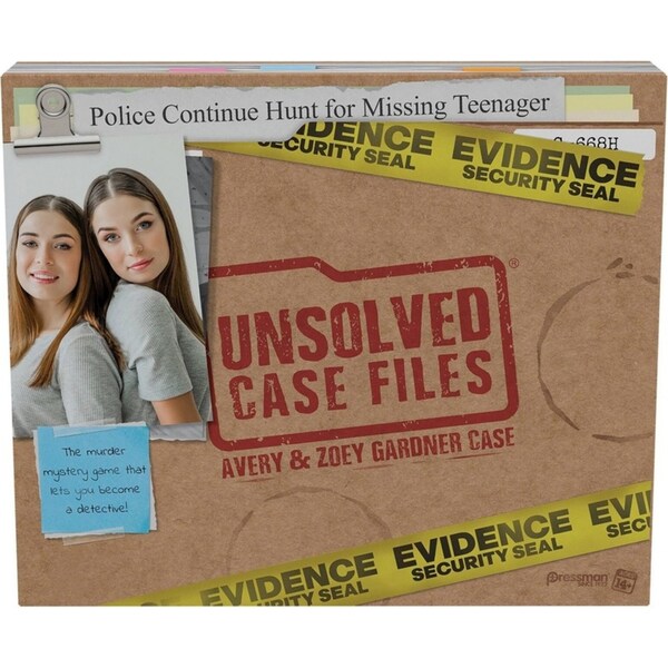 Crown & Andrews Unsolved Case Files 3 Avery & Zoe Gardner Kids Board Game 14y+