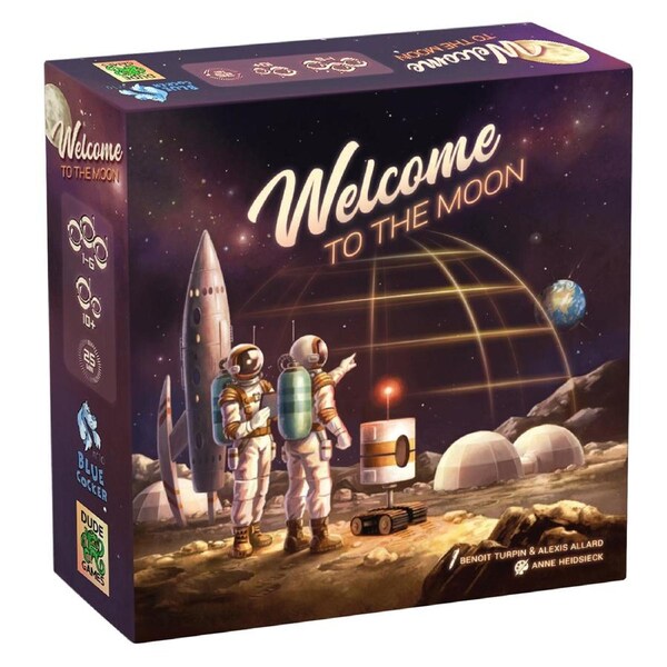 Blue Cocker Welcome to the Moon Kids/Children Tabletop Board/Card Play Game 10y+