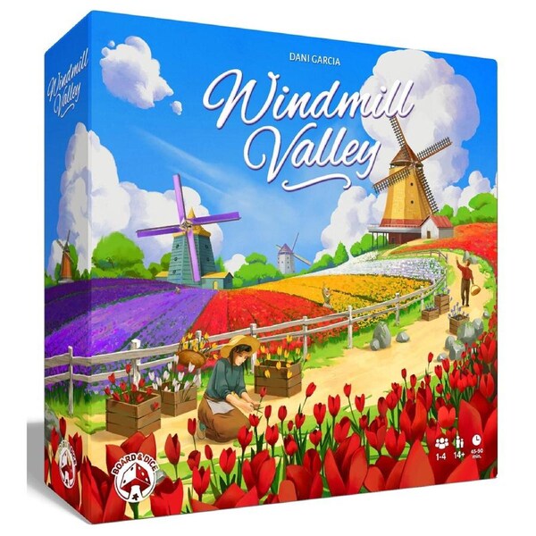 Board & Dice Windmill Valley Kids/Children Tabletop Board/Dice Play Game 14y+