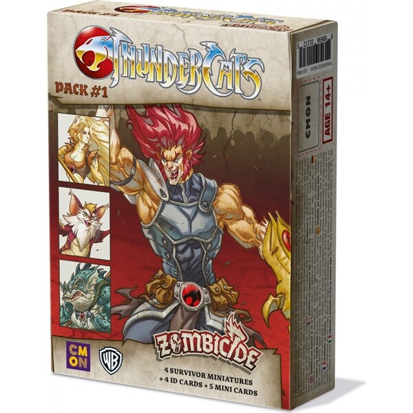 CMON Zombicide Black Plague Thundercats Cards/Miniatures Pack #1 Kids Toys 14y+