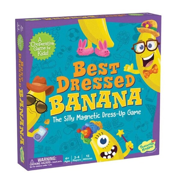 Peaceable Kingdom Best Dressed Banana Kids Cooperative Play Board Game 4y+