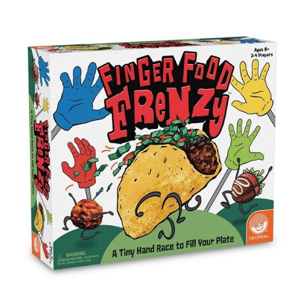 Mindware Finger Food Frenzy Card Fast-Paced Board Game Kids/Family Party 6y+