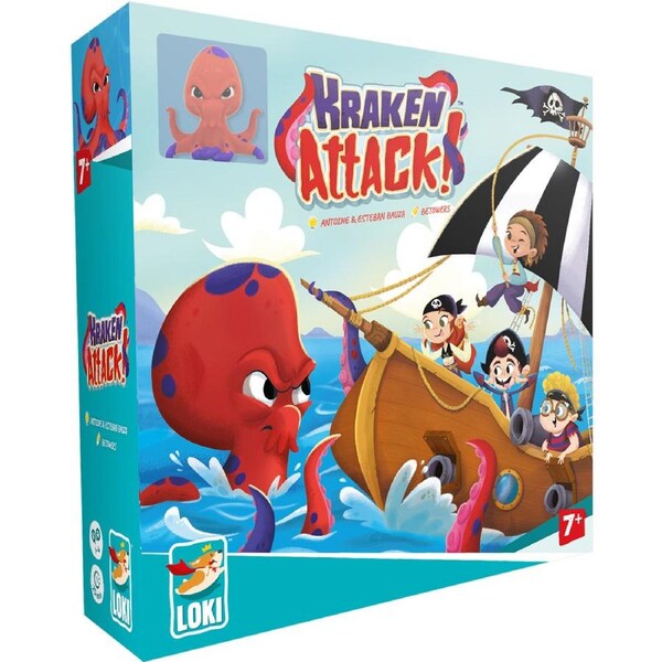 Loki Kraken Attack Cooperative Tabletop Board Game 1-4 Players Play Set 7y+