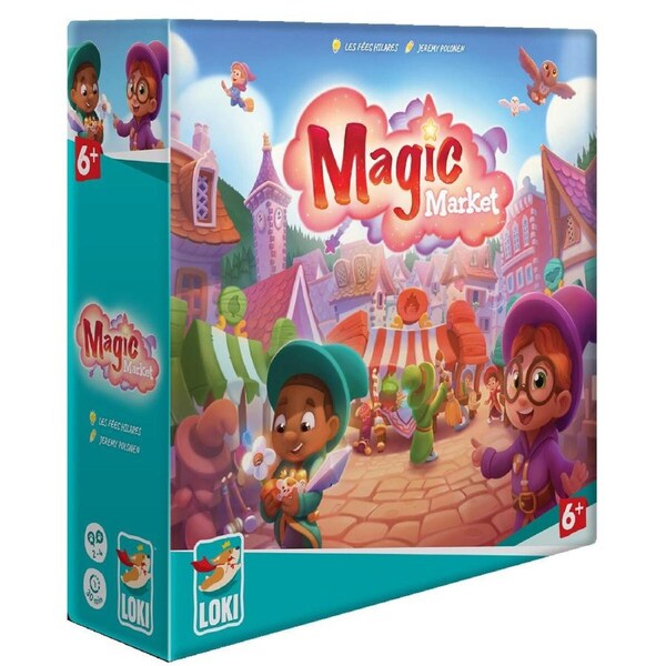 Loki Magic Market Strategy Tabletop Board Game Kids 2-4 Players Play Set 6y+