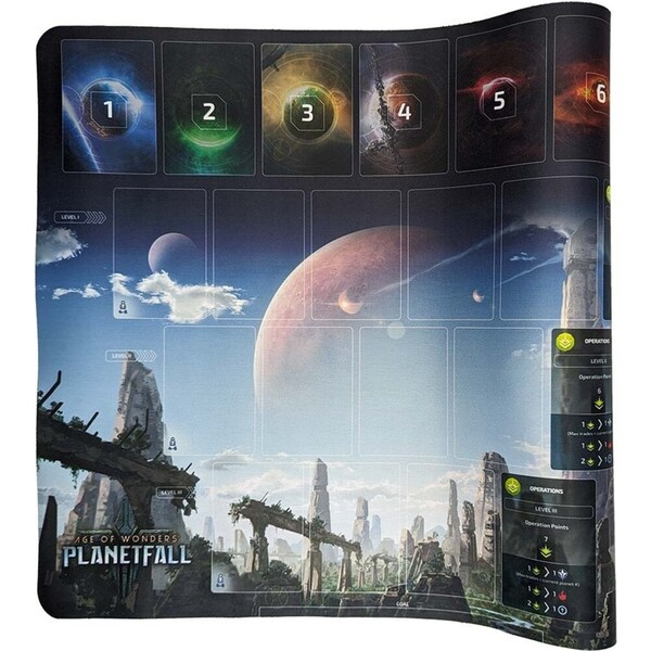 Arcane Wonders Age Of Wonders Planetfall Playmat Board Game Accessory 50x40cm