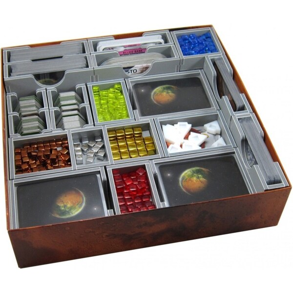 Folded Space Game Inserts Divider Tray Boardgame Organiser Terraforming Mars