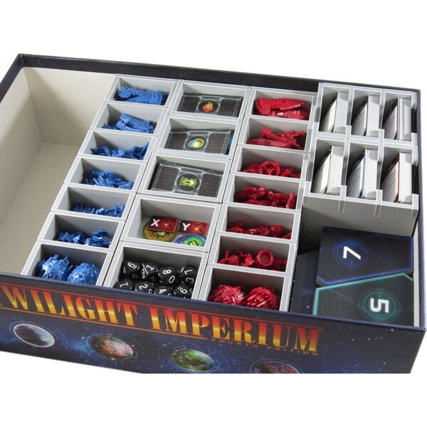 Folded Space Game Inserts Divider Tray Organiser Twilight Imperium 4th Edition
