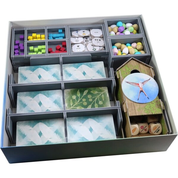 Folded Space Game Inserts Divider Tray Boardgame Organiser For Wingspan V2