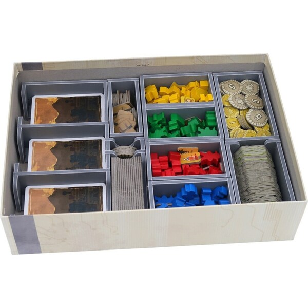 Folded Space Game Inserts Divider Tray Boardgame Organiser Box For Boonlake