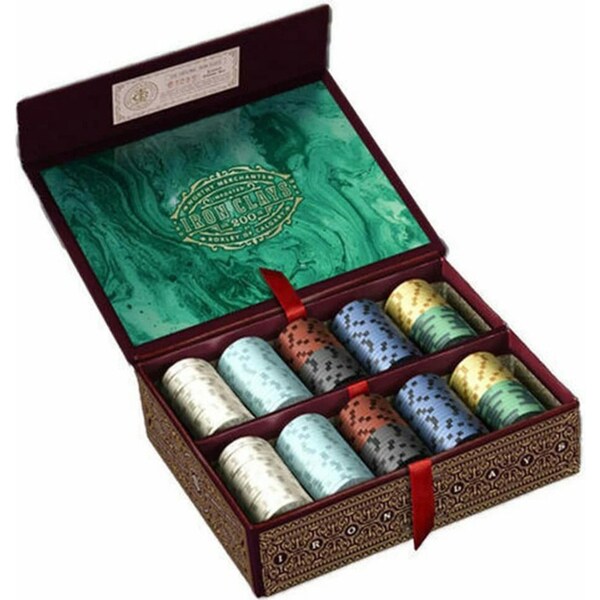 Roxley Iron Clays 200 Chips & Printed Box Accessory For Brass Birmingham Game