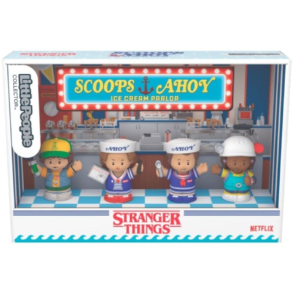 Fisher Price Little People Collector Stranger Things Scoops Troops Special Edition Figure Set