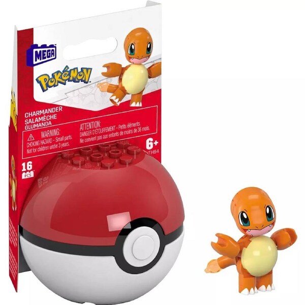 Mega Bloks Pokemon Evergreen Poke Ball Collection Charmander