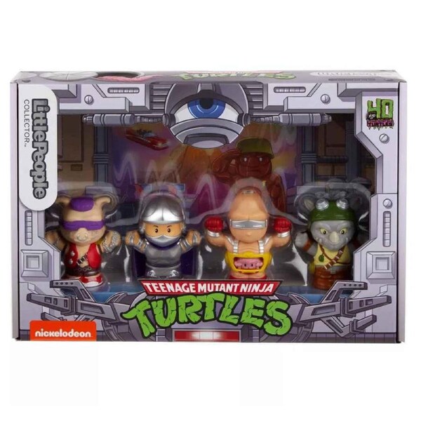 Fisher Price Little People Collector Teenage Mutant Ninja Turtles Villains Special Edition Figure Set