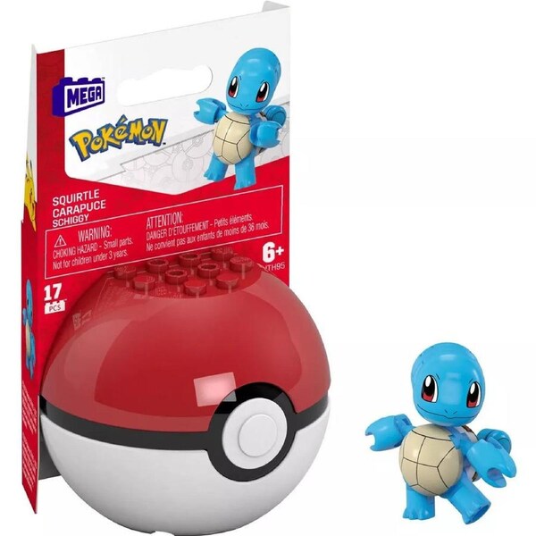 Mega Bloks Pokemon Evergreen Poke Ball Collection Squirtle