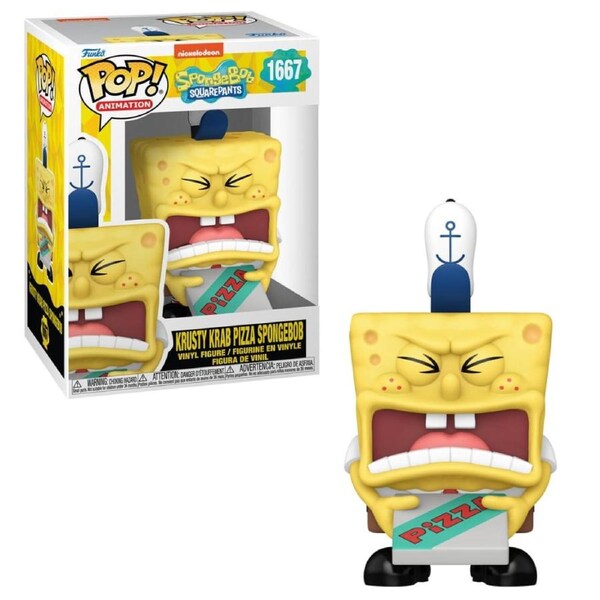 Spongebob Squarepants 25th Anniversary Krusty Krab Pizza Spongebob Funko POP! Vinyl