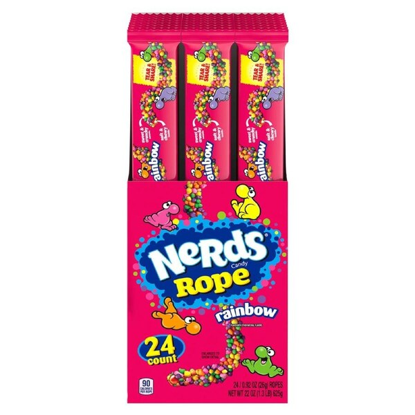 Nerds Rope Rainbow 24 pack 624g