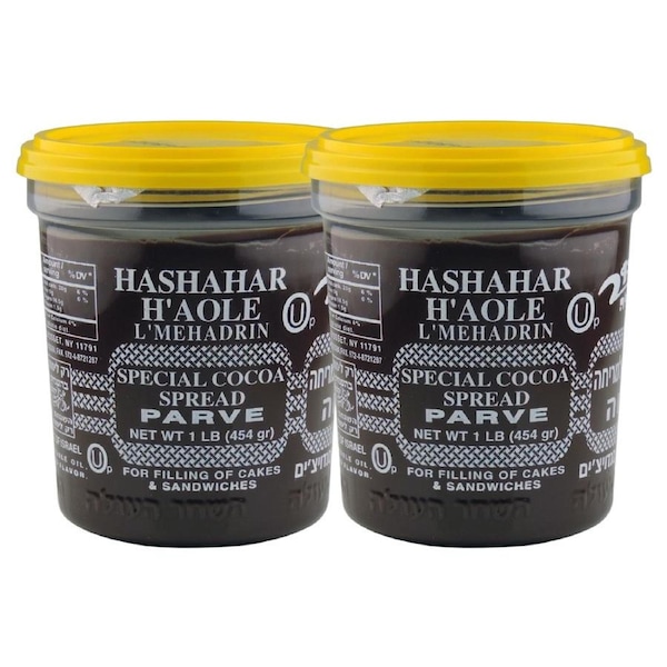 Hashachar Chocolate Spread Parve 454g x 2