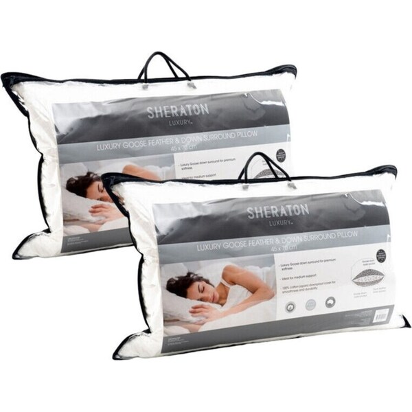 Sheraton Goose Feather/Down Pillow - Set of 2