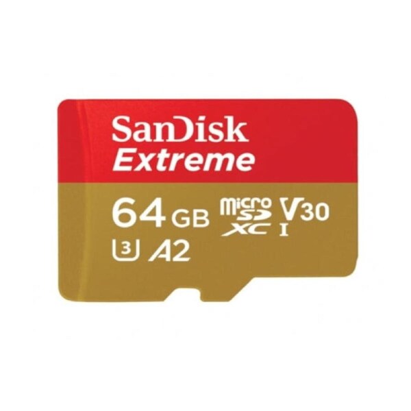 Sandisk Extreme Microsdxc Sqxah 64Gb V30 Sd Adaptor Action Cam Drone