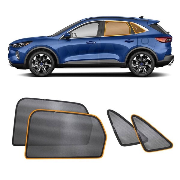 Rear Port Window Sun Shade for Ford Escape 2020-2024 Car Sun Blind Mesh