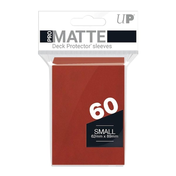 Ultra Pro 60 Pro-Matte Small Deck Protector Sleeves (Red)