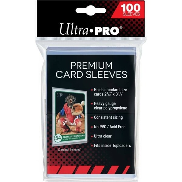Ultra Pro Platinum 2.5 inch x 3.5 inch Premium Card Sleeves 100 Pack