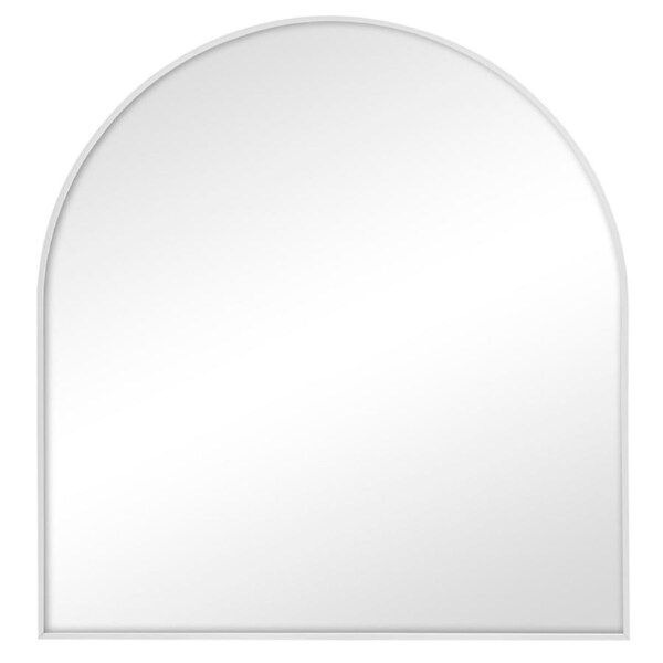 Cooper & Co. Naomi 85cm Arched Mirror White