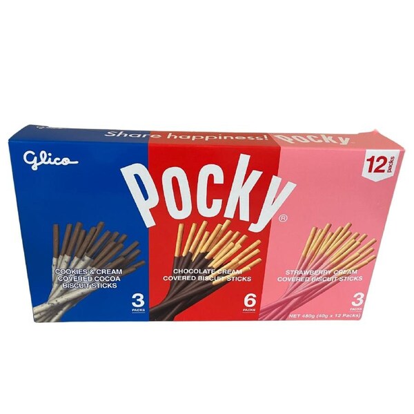 Glico Pocky Variety 12 Pack 480g