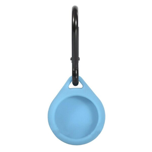 For Apple Air Tag Silicone Protective Cover Keyring Tracker Blue