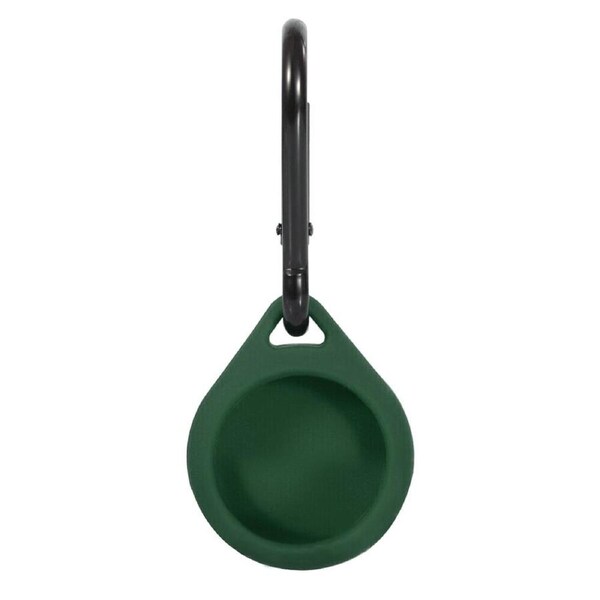 For Apple Air Tag Silicone Protective Cover Keyring Tracker Green