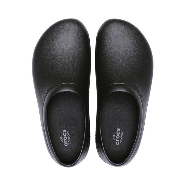 Crocs Mens On-The-Clock Work Slip-On Waterproof Slip-Resistant - Black US M11