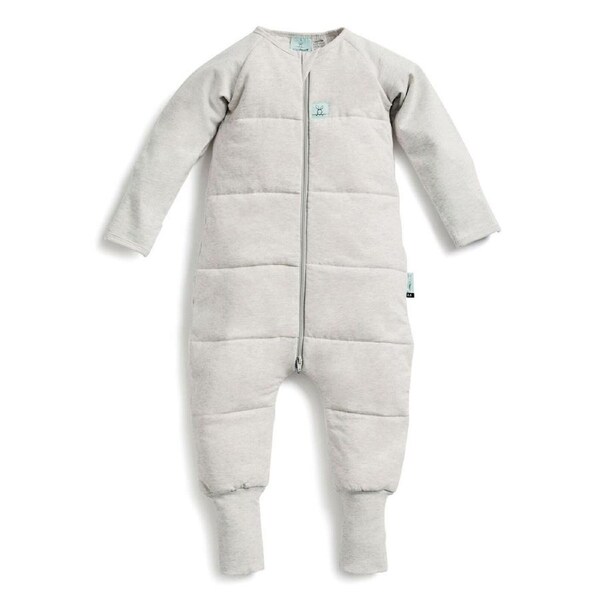 ErgoPouch 2.5 TOG Baby Pyjamas Sleepwear Romper Organic Cotton Grey Marle 12-24 Months
