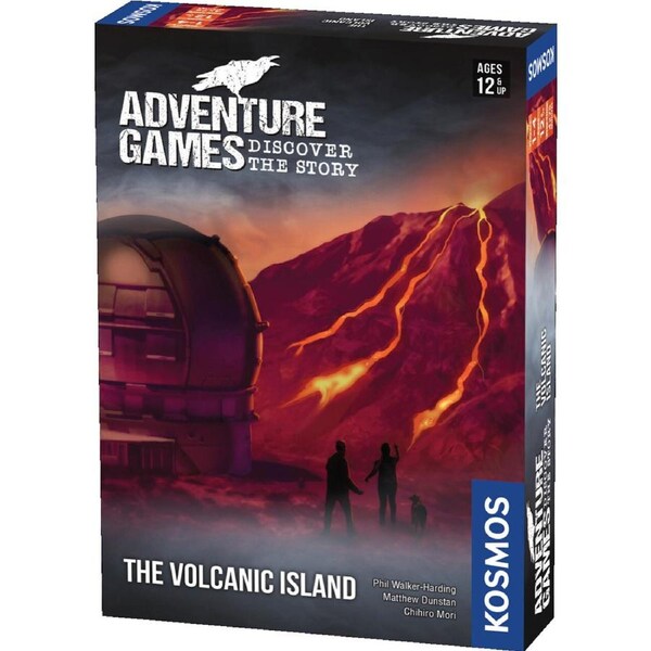 Kosmos Adventure Games Volcanic Island Card Tabletop Party Board Game 12y+