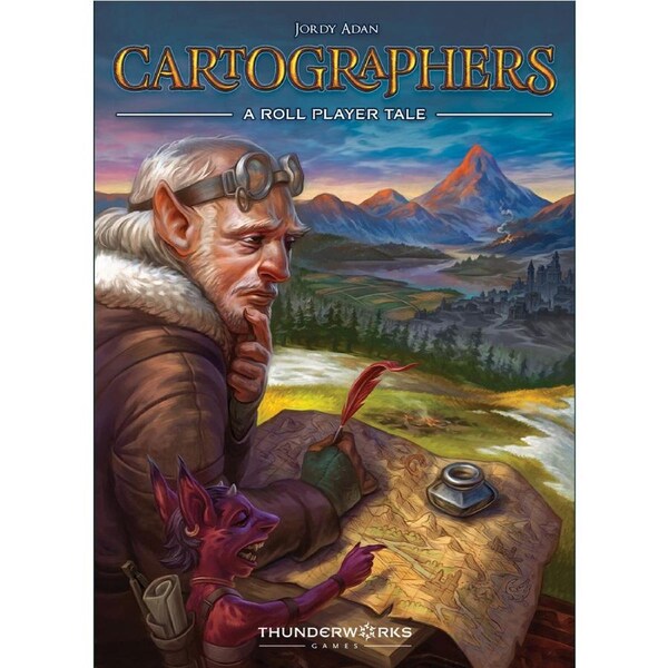 Thunderworks Games Cartographers A Roll Player Tale Tabletop Board Game 10y+