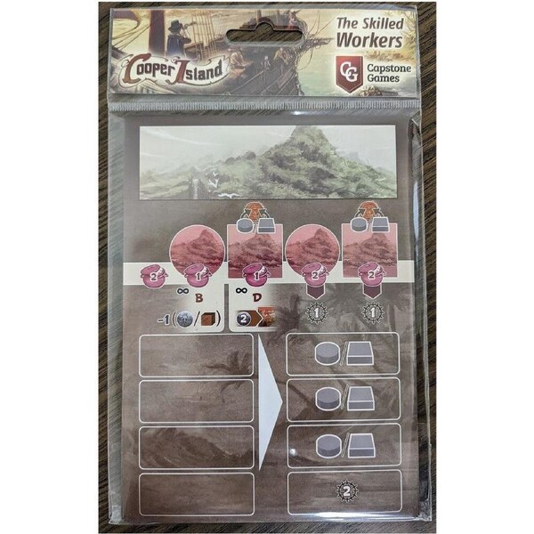 Capstone Games Cooper Island Skilled Workers Expansion Tabletop Board Game