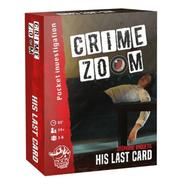 Lucky Duck Games Crime Zoom Case 1 His Last Card Mystery Tabletop Board Game 14+
