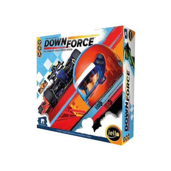 Iello Downforce Card-Driven Racing Tabletop Family Party Board Game 10y+