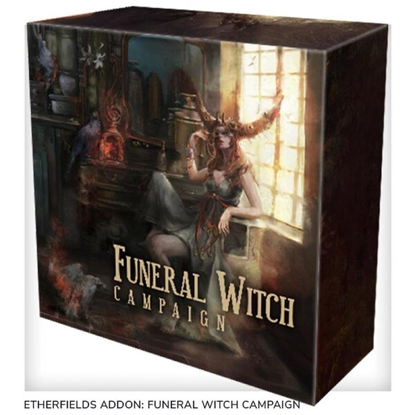 Awaken Realms Etherfields Funeral Witch Campaign RPG Expansion Board Game 14y+