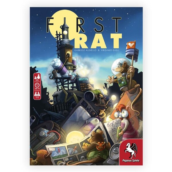 Pegasus Spiele First Rat Tabletop Family Fun Party Night Board Game 10y+