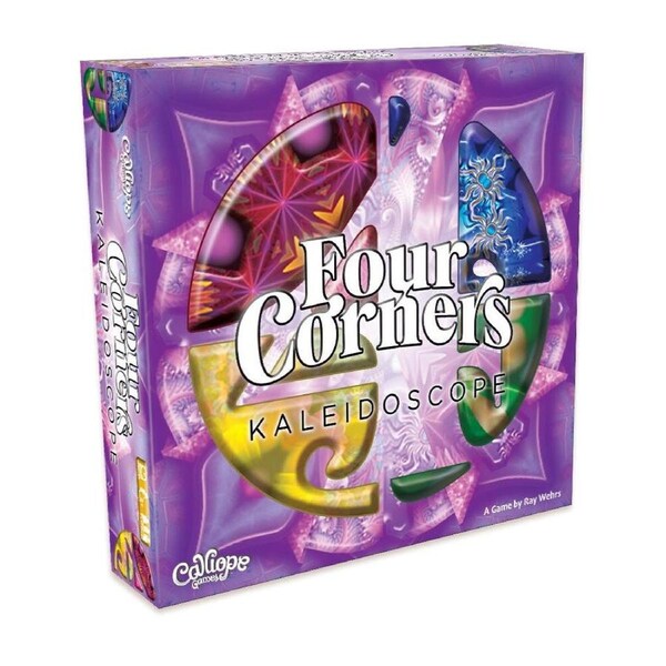 Calliope Four Corners Kaleidoscope Tile-Laying Tabletop Party Board Game 8y+