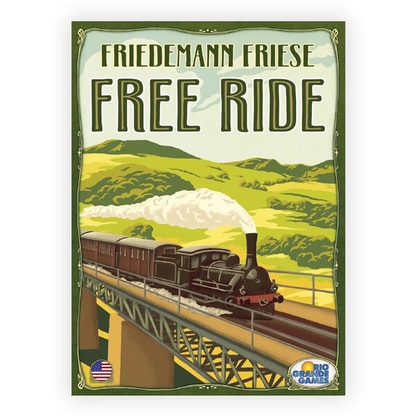 Rio Grande Free Ride Strategy Tabletop Family Fun Party Night Board Game 14y+