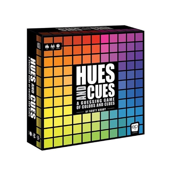 The Op Hues And Cues Tabletop Party Colour Themed Communication Board Game